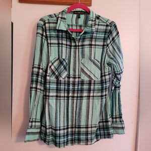 Turquoise Flannel